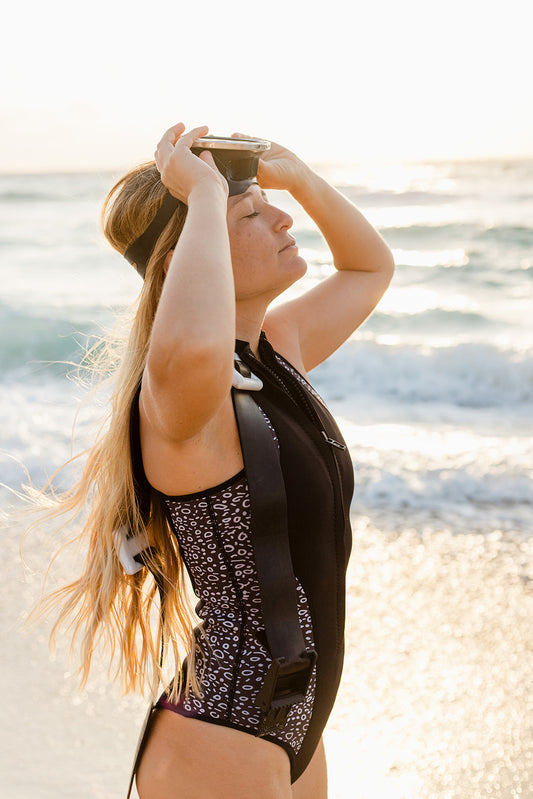 Sleeveless Wetsuit- Black Eagle Ray